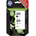 HP Tinte Cr340ee 301+301 Schw.+farbe