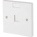 Btr Keystone 1port Netzwerkd. 86x86