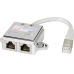 RJ45-T-Adapter Cat 6 für Cablesharing