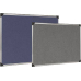 5 Star Pintafel 90x60cm Blau. Alu-Rahmen