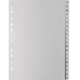 5 Star Pp-Register A4 Grau, A-Z