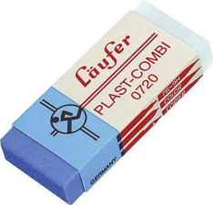 Radierer LÄUFER PLAST-COMBI/0720 65x21x12mm Radierer LÄUFER PLAST-COMBI/0720 65x21x12mm