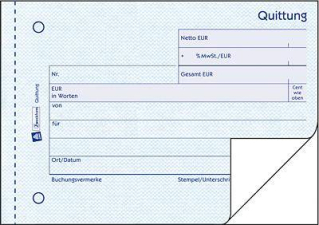 Zweckform Quittung mit Mwst. 306 Zweckform Quittung mit Mwst. 306