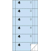 Zweckform Bonbuch 300 Bons 834 Blau
