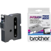Brother Band Tx-241 18mm Weiss/Schwarz