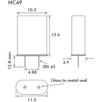 EuroQuartz Quarz 18.432MHz Hc49 30/50/40/18pf/Atf