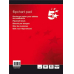 5 Star Flipchartblock 20 Bl Kar/Blan Ve5