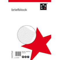 5Star 5 Star Briefblock A4/50 Kariert 60g