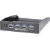 4 Port USB 3.0 Fronteinschub