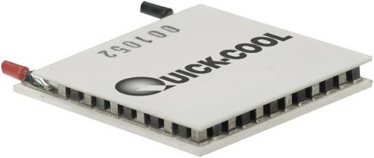 QuickCool HighTech Peltier-Element 8.6 V 3.7 A 19.3 W (A x B x C x H) 30 x 30 x - x 4.7 mm QC-71-1 QuickCool HighTech Peltier-Element 8.6 V 3.7 A 19.3 W (A x B x C x H) 30 x 30 x - x 4.7 mm QC-71-1