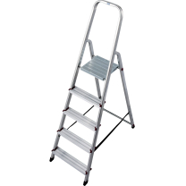 Krause Stufen-Stehleiter (Alu), 5 Stufen