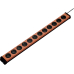 Steckdosenleiste 12-fach Universal Or/Sw
