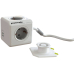 Steckdose Powercube USB Grau