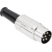 DIN-Stecker 5 Pol 180° Verriegelung