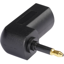 Hicon Toslink Winkel-Adapter - Miniplug