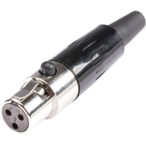 Hicon-Mini-Xlr Kabel-Buchse 3-Pol
