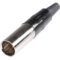 Hicon-Mini-Xlr Kabel-Stecker 3-Pol