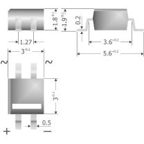 Diotec Br&uuml;ckengleichrichter Mys250 (Micro Dil)