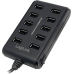 Logilink 10 Port USB 2.0 Hub Ein/Aus Sch