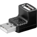 USB 2.0 Adapter Stecker-A/Buchse A Gew.