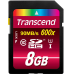 Transcend Sdhc Karte 8GB Class10 Uhs-1