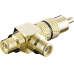 Cinch Doppel Winkel-St./2xbu Verg. Sw