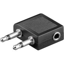 Klinke-Flugzeugadapter 2x3,5mmst/3,5mmbu