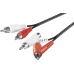 Cinch Audio-Kabel 2xcinchst/Bu/2xcinchst