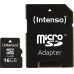 Intenso MicroSDHC Karte 16GB Class 4 inkl. SD-Adapter