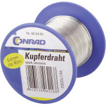 Conrad Kupferdraht Verzinnt 1,0mm 14m
