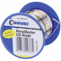 Conrad Kupferdraht Versilbert 1,0mm 14m