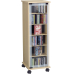 Archiv-Möbel, Regal CD-Turm Valenza, drehbar Buche (B x H x T) 310 x 930 x 350 mm