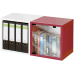 Archiv-Möbel, Regal Anbauprogramm Quattro Weiß (B x H x T) 370 x 370 x 330 mm