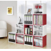 Archiv-Möbel, Regal Anbauprogramm Quattro mit Glastür Buche (B x H x T) 370 x 370 x 330 mm
