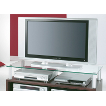 VCM GLAS-TV-AUFSATZ FELINO-MINI ALU/GLAS