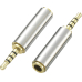 Klinke Adapter Klinkenstecker 2,5 mm / Klinkenbuchse 3,5 mm