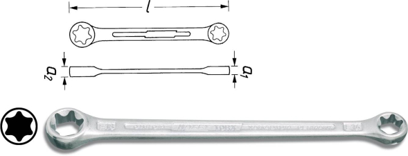 Hazet Doppel-Ringschlüssel 18.49 - 22.16 mm 609-E20XE24 Hazet Doppel-Ringschlüssel 18.49 - 22.16 mm 609-E20XE24