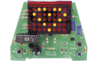 Laufschrift mit 35 LED-Grafikdisplay