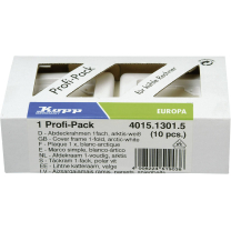 Kopp 1fach Rahmen Europa Weiss 10er Pack