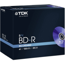 TDK Blu-ray Rohling T78008 5 St. 25, W98045