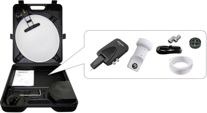 MegaSat Camping SAT-Anlage mit Receiver Campingkoffer HD Teilnehmer-Anzahl: 1 MegaSat Camping SAT-Anlage mit Receiver Campingkoffer HD Teilnehmer-Anzahl: 1