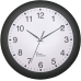 Funk-Wanduhr analog 30 cm (Ø x T) 30 cm x 4.5 cm Schwarz
