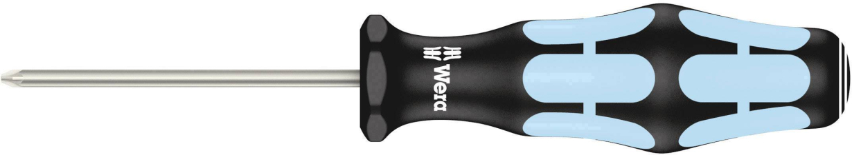 Wera Werkstatt Kreuzschlitz-Schraubendreher 3355 PZ 0 Klingenlänge: 60 mm Wera Werkstatt Kreuzschlitz-Schraubendreher 3355 PZ 0 Klingenlänge: 60 mm