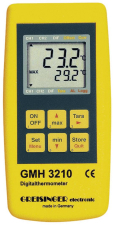Greisinger Temperatur-Messgerät GMH 3210 -220 bis +1750 °C Fühler-Typ J, K, S, T Greisinger Temperatur-Messgerät GMH 3210 -220 bis +1750 °C Fühler-Typ J, K, S, T