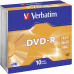 Verbatim DVD-R 4,7GB 16x 10er Slimcase