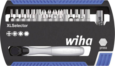 Wiha Bit-Set 36951 Kreuzschlitz Pozidriv, Kreuzschlitz Phillips, Innen-Sechskant, Innen-TORX Tors Wiha Bit-Set 36951 Kreuzschlitz Pozidriv, Kreuzschlitz Phillips, Innen-Sechskant, Innen-TORX Tors