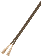 PVC-isolierte Zwillingslitze NYFAZ/CCA 2 x 2.5 mm² Braun 50 m C PVC-isolierte Zwillingslitze NYFAZ/CCA 2 x 2.5 mm² Braun 50 m C