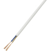 H05VVH2-F/CCA PVC-Zwillingsleitung, abgepackt 2 x 0.75 mm² Weiß 10 m