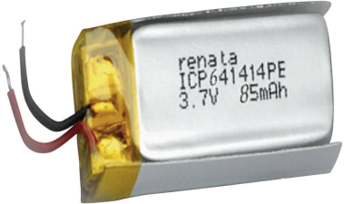 Renata Spezial-Akku ICP071517 Kabel LiPo ICP641414PE 3.7 V 85 mAh Renata Spezial-Akku ICP071517 Kabel LiPo ICP641414PE 3.7 V 85 mAh