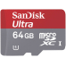 SanDisk microSDXC Karte Ultra 64GB Class 10 inkl. SD-Adapter
